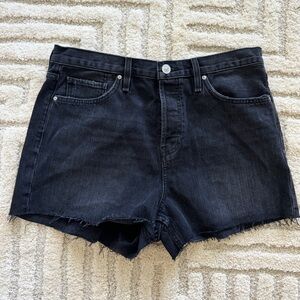 Hudson black denim Lori Shorts